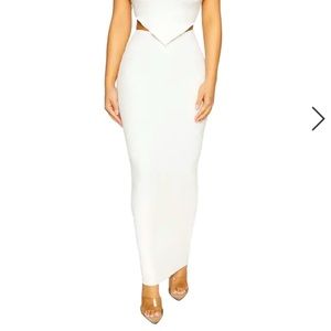 BNWT Naked Wardrobe White Skirt